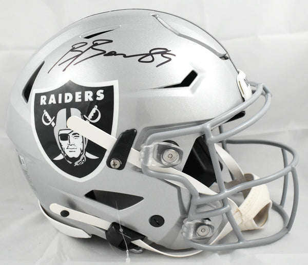 Brock Bowers Autographed Las Vegas Raiders F/S Speedflex Helmet - Beckett W Holo