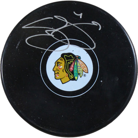 Seth Jones Autographed/Signed Chicago Blackhawks Logo Puck Fanatics 53825