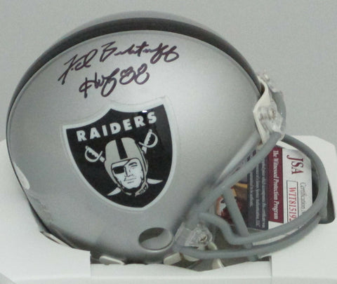 Oakland Raiders FRED BILETNIKOFF Signed Riddell Mini Helmet AUTO w/ HOF 88 JSA