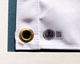 CHEVY CHASE AUTOGRAPHED WHITE FRAMED CADDYSHACK GOLF PIN FLAG BECKETT QR 233870