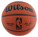 Jazz John Stockton & Karl Malone Authentic Signed Wilson Basketball BAS Witness