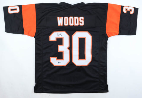 Ickey Woods Signed Cincinnati Bengals Jersey (Beckett) Super Bowl XXIII R.B.