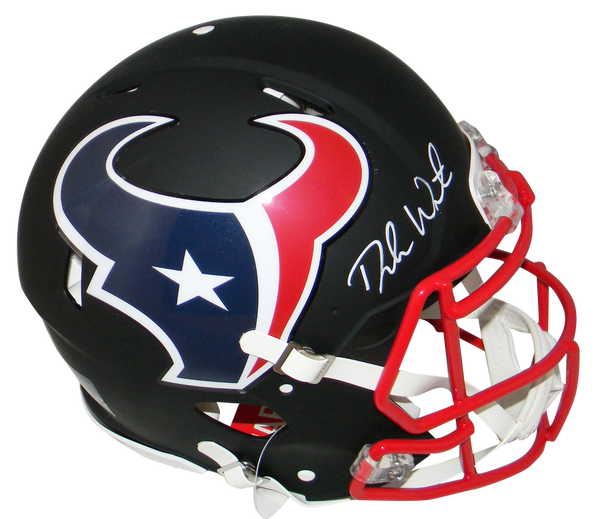 DESHAUN WATSON SIGNED HOUSTON TEXANS FULL SIZE BLACK AUTHENTIC HELMET BECKETT