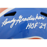 Randy Gradishar Autographed Denver Broncos F/S TB Helmet 2 Insc. Beckett 49151