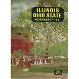 Ohio State Buckeyes vs Illinois Illini 11/17/1951 Gameday Magazine 59324