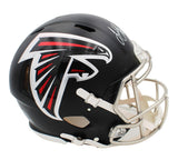 Julio Jones Saigned Atlanta Falcons Speed Authentic NFL Helmet