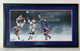 Wayne Gretzky Autographed 32x16 Pano Photo Framed (38x22) Fanatics & UDA COA's