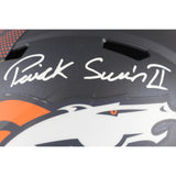 Patrick Surtain Autographed/Signed Denver Broncos F/S Helmet Beckett 49832
