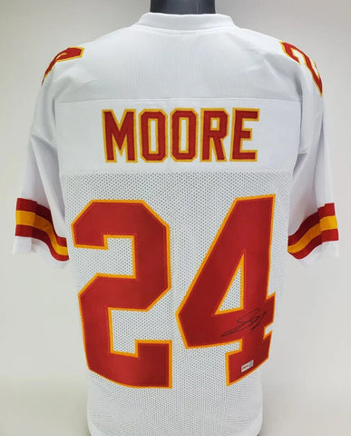 Skyy Moore Signed Kansas City Chiefs Jersey (Players Ink Holo) 2022 2nd Round Pk