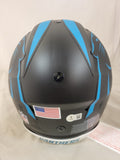 CHUBA HUBBARD SIGNED CAROLINA PANTHERS F/S ALTERNATE SPEEDFLEX HELMET BECKETT QR