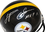 Lynn Swann Autographed Pittsburgh Steelers VSR4 Mini Helmet Beckett 40821