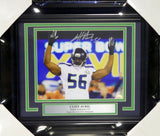 CLIFF AVRIL AUTOGRAPHED SIGNED FRAMED 8X10 PHOTO SEAHAWKS MCS HOLO 107810