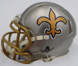Taysom Hill Autographed Signed Saints Flash Gold Mini Helmet Beckett QR #BE17584