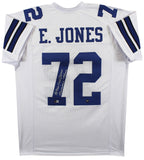 Ed "Too Tall" Jones "America's Team" Signed White Pro Style Jersey BAS Witnessed