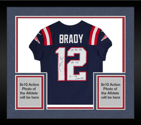 Autographed Tom Brady Patriots Jersey Fanatics Authentic COA Item#13444009