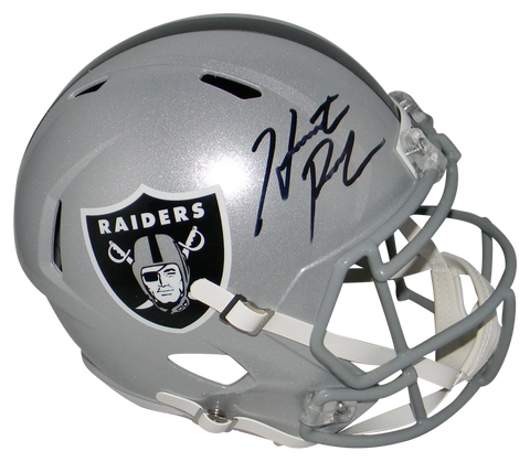 HUNTER RENFROW AUTOGRAPHED LAS VEGAS RAIDERS FULL SIZE SPEED HELMET BECKETT