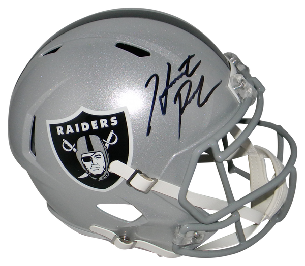 HUNTER RENFROW AUTOGRAPHED LAS VEGAS RAIDERS FULL SIZE SPEED HELMET BECKETT