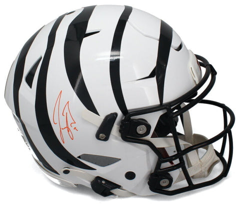 JOE BURROW Autographed Bengals Alternate Speed Flex Authentic Helmet FANATICS