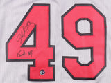 John Rocker Signed Braves "I Love New York" Jersey Insc. "F*** NY" (Wilder Side)