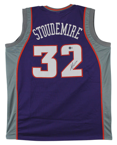 Amar'e Stoudemire Authentic Signed Purple Pro Style Jersey BAS Witnessed