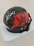RONDE BARBER SIGNED TAMPA BAY BUCCANEERS ECLIPSE SPEED MINI HELMET BECKETT QR