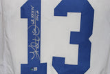 Kurt Warner Autographed/Signed Pro Style White XL Jersey SB MVP Beckett 35839