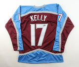 Parker Kelly Signed Colorado Avalanche Home Jersey (Beckett) 3rd Line Center