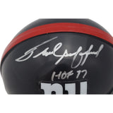 Frank Gifford Autographed/Signed New York Giants VSR4 Mini Helmet STE 47959