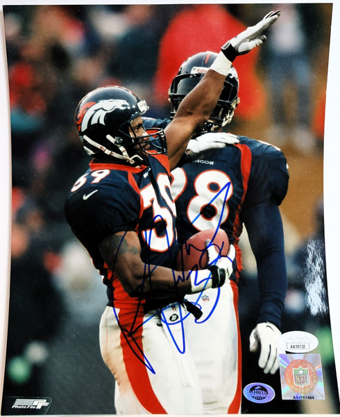 Ray Crockett (Mile High Salute) Autographed 8x10 Photograph (James Spence COA)