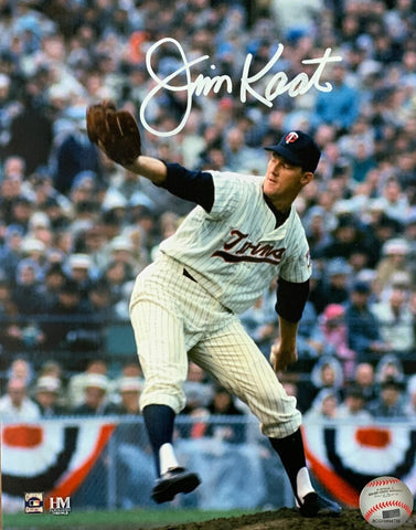 Twins Hall of Famer JIM KAAT Signed 8x10 Photo #1 AUTO