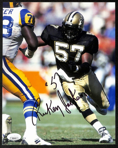 Rickey Jackson New Orleans Saints Signed/Inscribed HOF 8x10 Photo JSA 196624