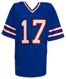 Josh Allen (BILLS) Signed Blue Custom Football Jersey -(BECKETT COA)