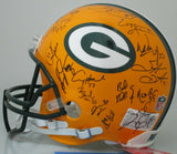 Packers SB XXXI TEAM Signed Authentic Helmet AUTO w/ 32+ Sigs BRETT FAVRE + JSA