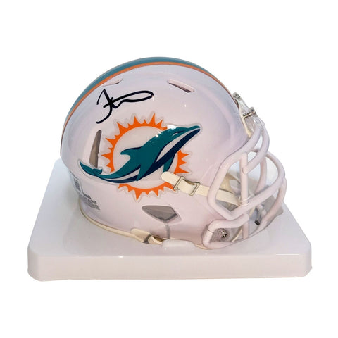 Tyreek Hill Autographed Dolphins Speed Mini Helmet - BAS
