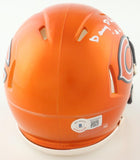 Doug Plank Signed Chicago Bears Mini Helmet (Beckett) 1975 Draft Pick Ohio State