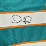 FRAMED Autographed/Signed DEVANTE PARKER 33x42 Miami Teal Jersey JSA COA Auto