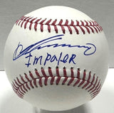 Expos Angels VLADIMIR GUERRERO Signed Official MLB Baseball AUTO w/ IMPALER JSA