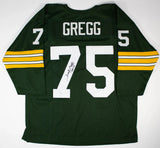 Forrest Gregg Signed Green Bay Packers Jersey (JSA COA) 3xSuper Bowl Champion OT