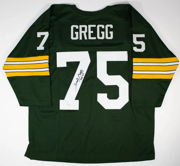 Forrest Gregg Signed Green Bay Packers Jersey (JSA COA) 3xSuper Bowl Champion OT