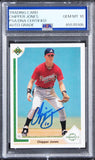 Braves Chipper Jones Signed 1991 Upper Deck #55 RC Card Auto 10! PSA/DNA Slabbed