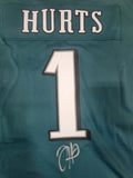 JALEN HURTS SIGNED PHILADELPHIA EAGLES SUPER BOWL NIKE SCREENPRINT XL JERSEY
