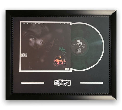 Method Man Signed Autographed Tical Vinyl Cover Framed To 16x20 JSA