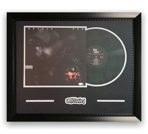 Method Man Signed Autographed Tical Vinyl Cover Framed To 16x20 JSA