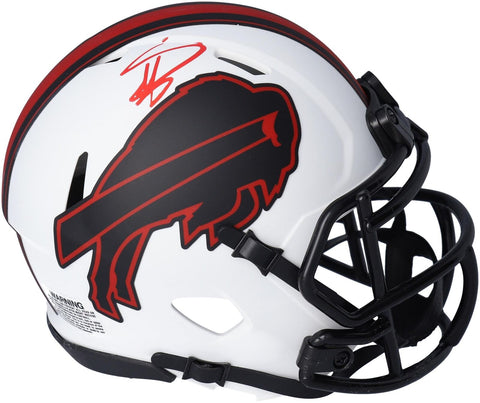 Stefon Diggs Buffalo Bills Signed Lunar Eclipse Alternate Mini Helmet