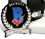 Davante Adams Signed/Auto Raiders Black Eclipse Mini Helmet Beckett 200940