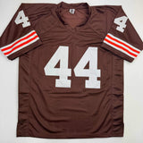Autographed/Signed Earnest Byner Cleveland Brown Football Jersey JSA COA