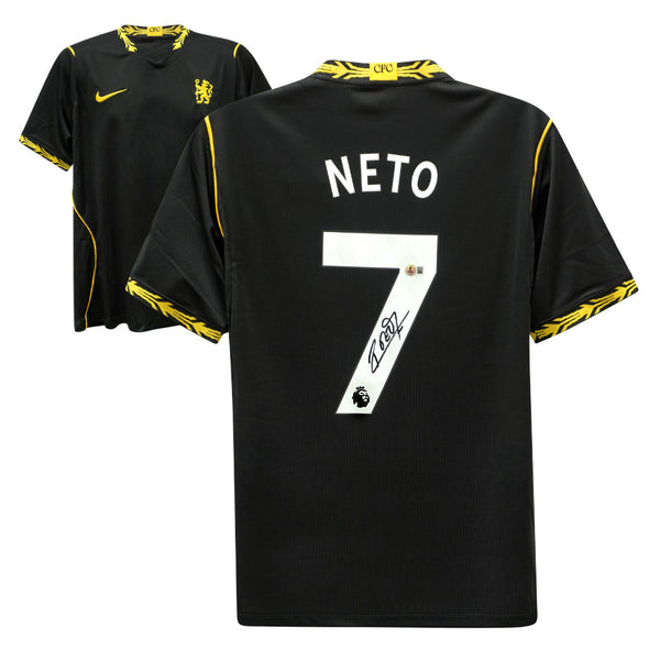 Pedro Neto Signed Chelsea FC Away Soccer Jersey #7 with Beckett COA