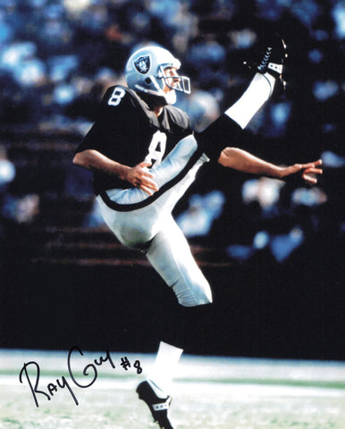 Ray Guy Autographed Signed 8x10 Photo Oakland Raiders SKU #247474