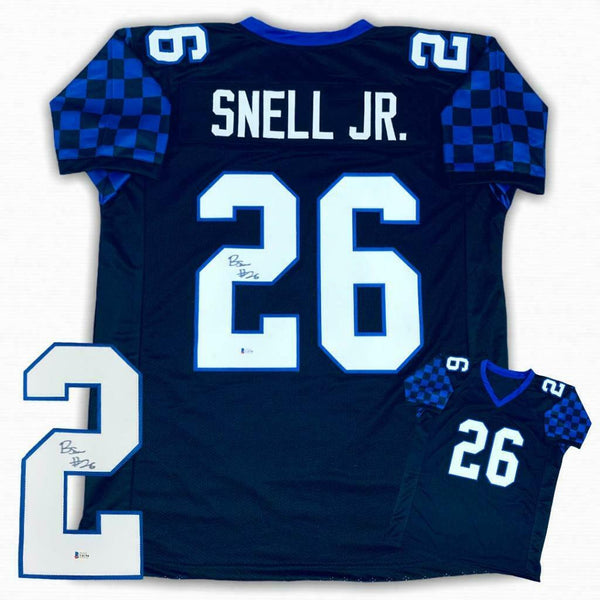 Benny Snell Autographed SIGNED Jersey - Black - Beckett Authentic
