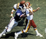 Joe Theismann Signed Washington Redskins Jersey Inscribed "L T Got Me" (Beckett)